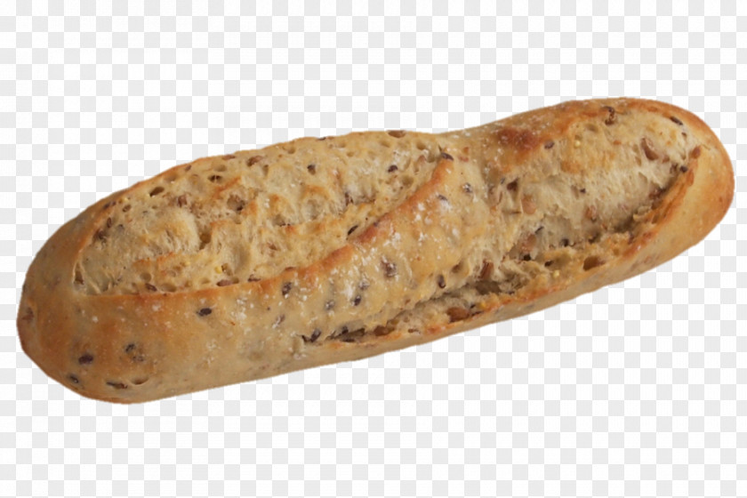 Bread Rye Baguette Brown Sourdough Whole Grain PNG