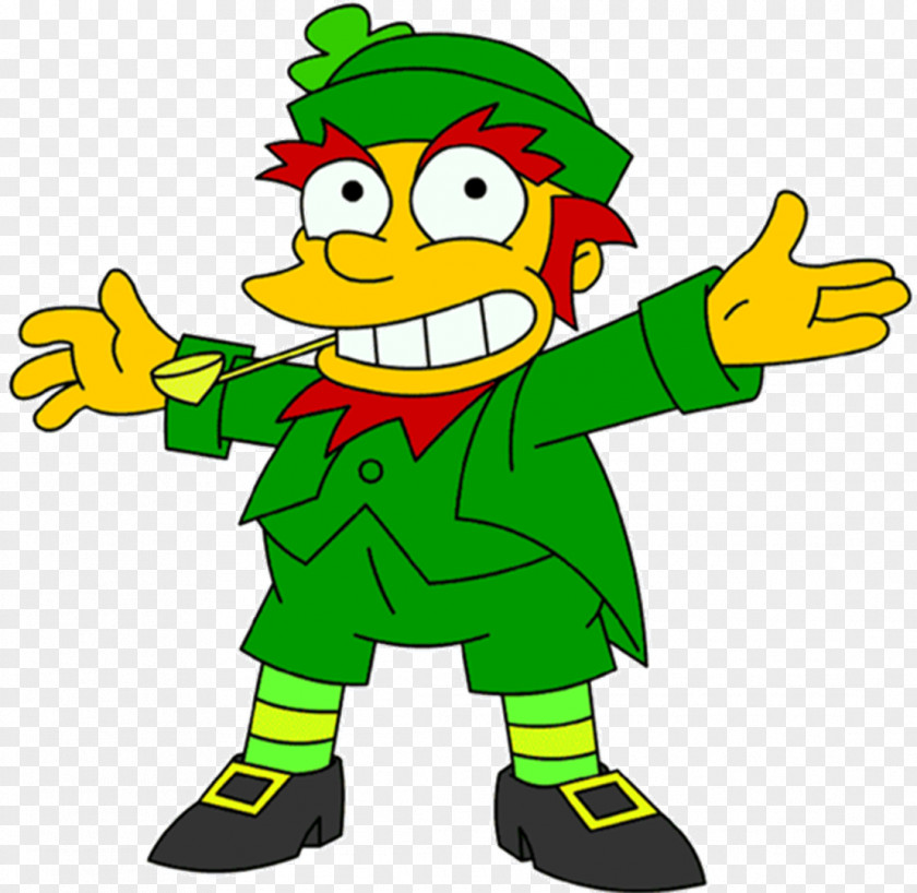 Leprechaun The Simpsons: Tapped Out Homer Simpson Bart Groundskeeper Willie Santa's Little Helper PNG