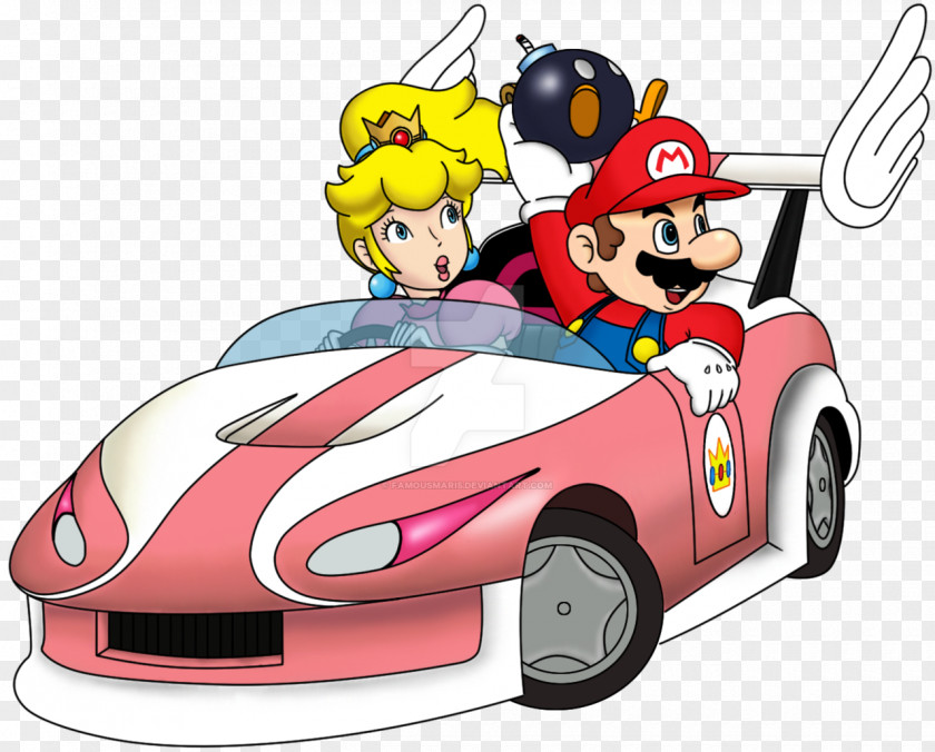 Mario Kart Wii Kart: Double Dash Princess Peach Super Bros. PNG