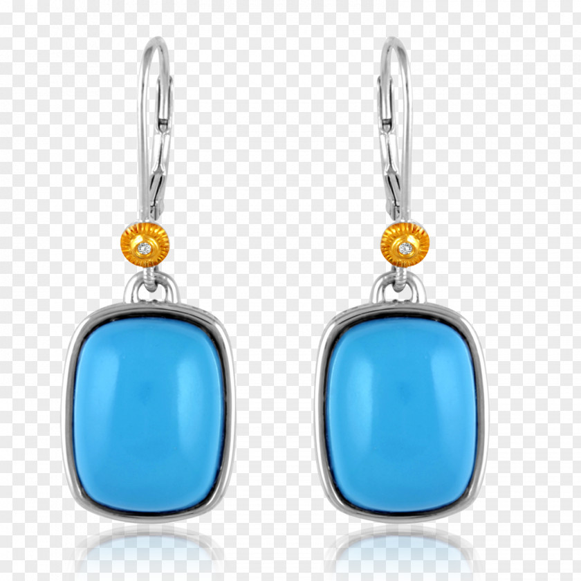 Silver Turquoise Earring Body Jewellery PNG