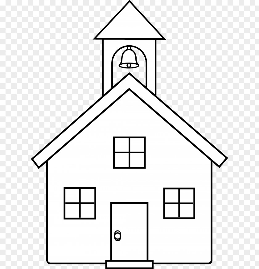 Images Of School Houses Coloring Book Free Church Child First Presbyterian PNG