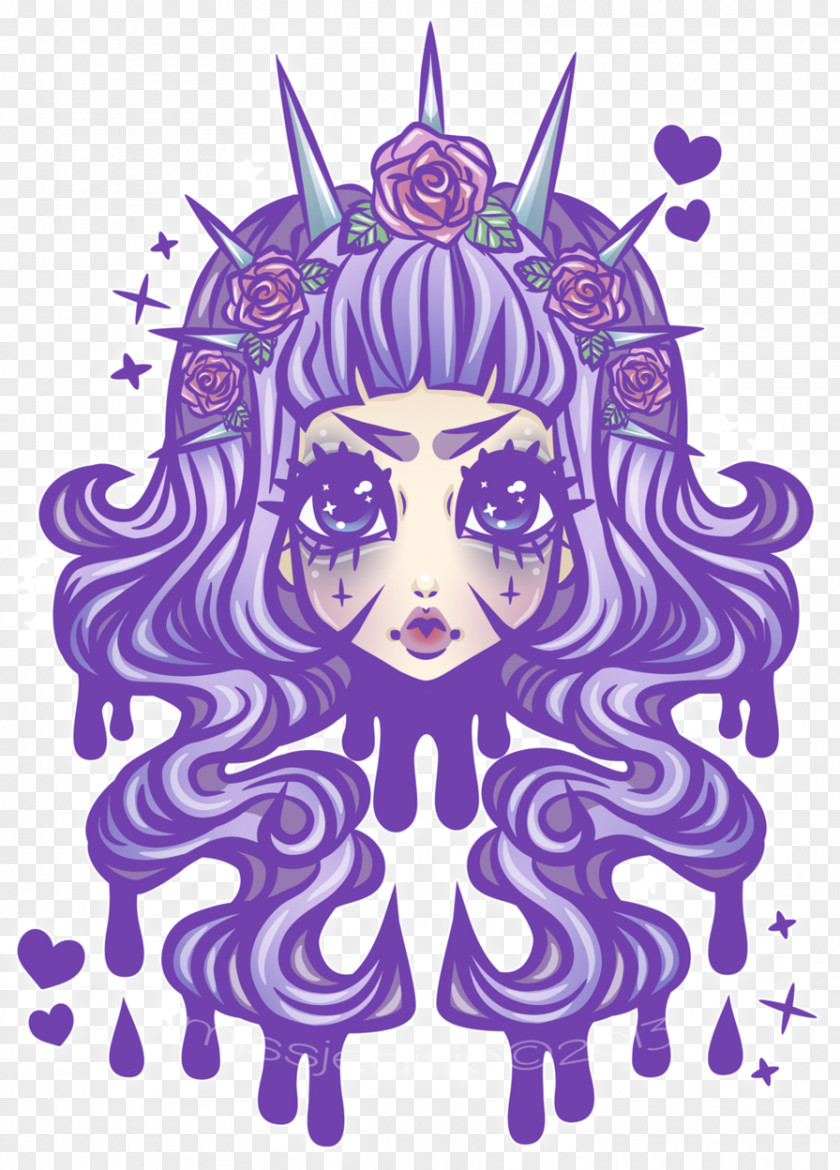 Psychedelic Art Symmetry Purple Violet Pattern PNG