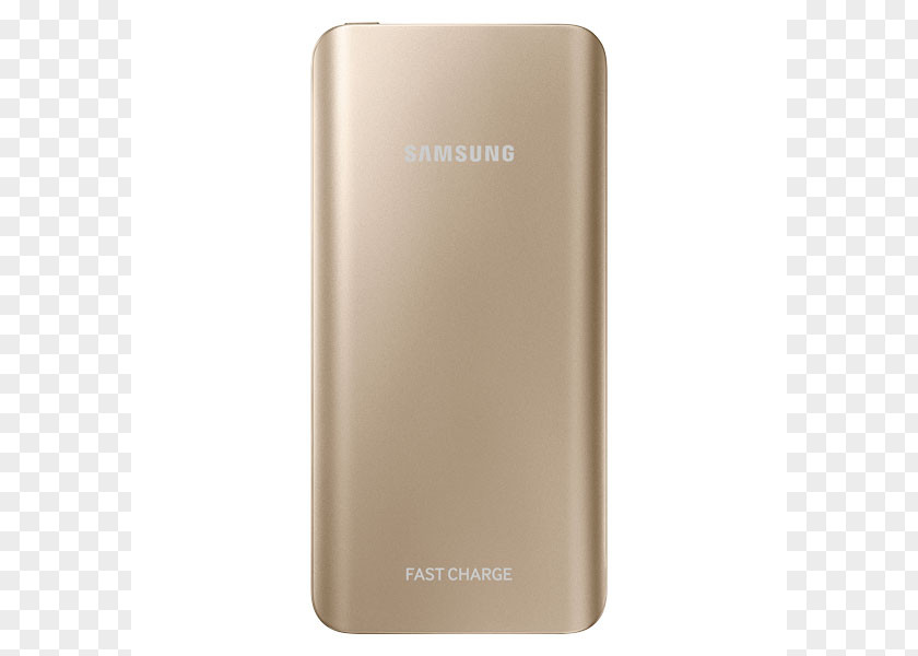Gold Wire Edge Battery Charger Quick Charge Pack Samsung Power Bank PNG