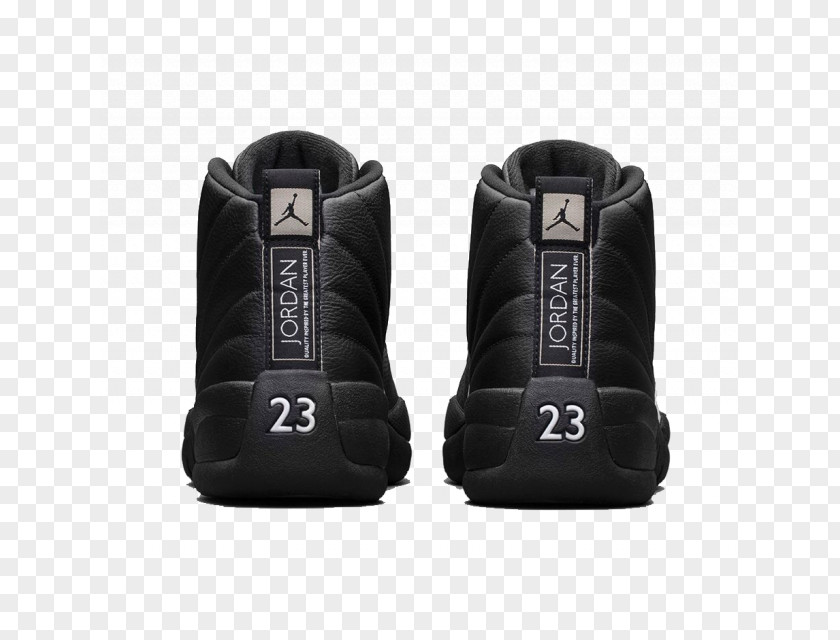 Guy Black And Gold Cheer Uniforms Air Jordan 12 Retro Mens XII Sports Shoes PNG