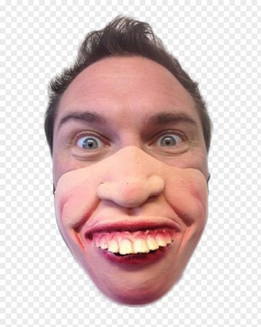 Teeth Face Latex Mask Cheek Facial Expression PNG