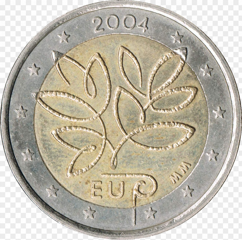 Coin 2 Euro Commemorative Coins PNG