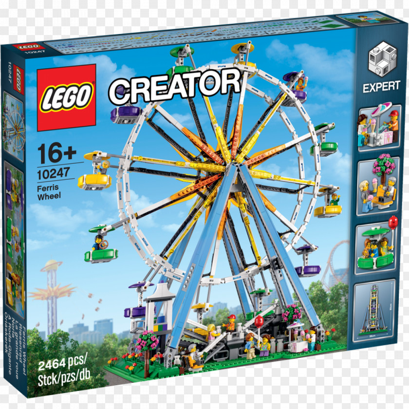 Ferris Wheel LEGO 10247 Creator Construction Set Toy PNG