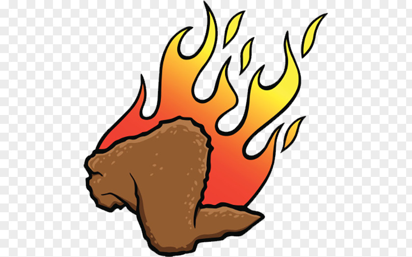 Hot Chicken Wings Cartoon Buffalo Wing Fried Barbecue PNG