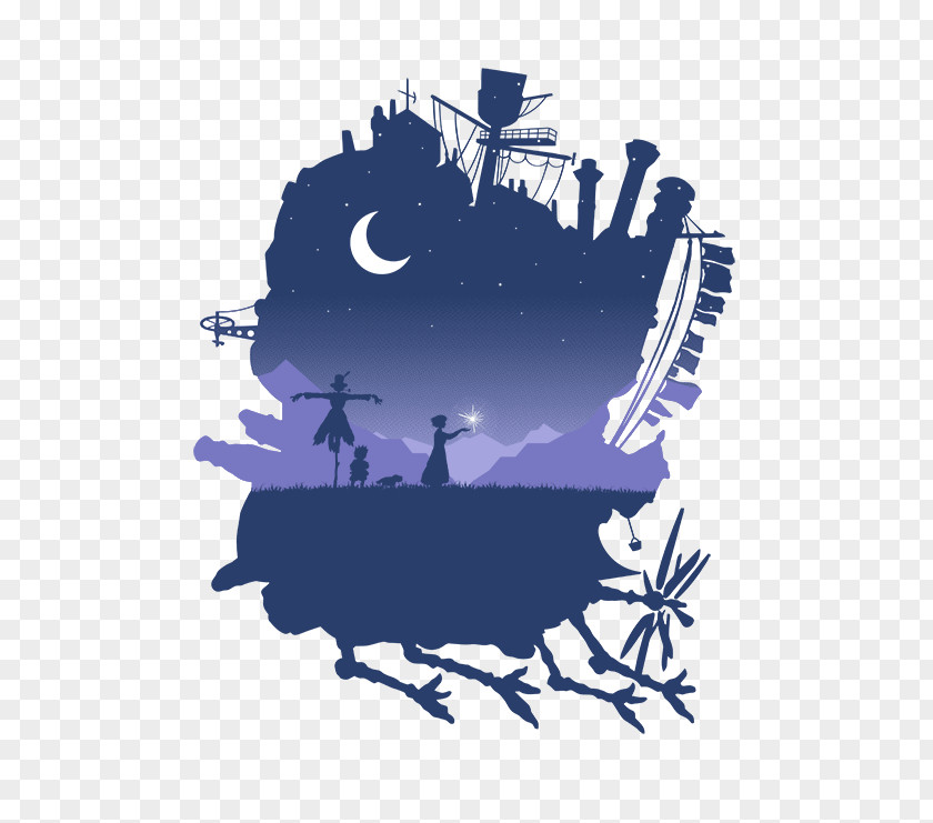 Miyazaki Howls Moving Castle Art Ghibli Museum Wizard Howl Calcifer Howl's Marukuru PNG