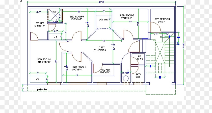 Architectural Drawing AutoCAD Computer-aided Design .dwg House Plan PNG
