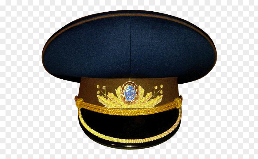 Baseball Cap Peaked Ukraine Diplomatic Uniform PNG
