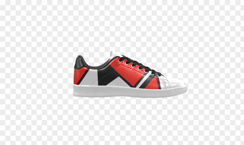 Red Geometric Sneakers Skate Shoe Footwear Sportswear PNG