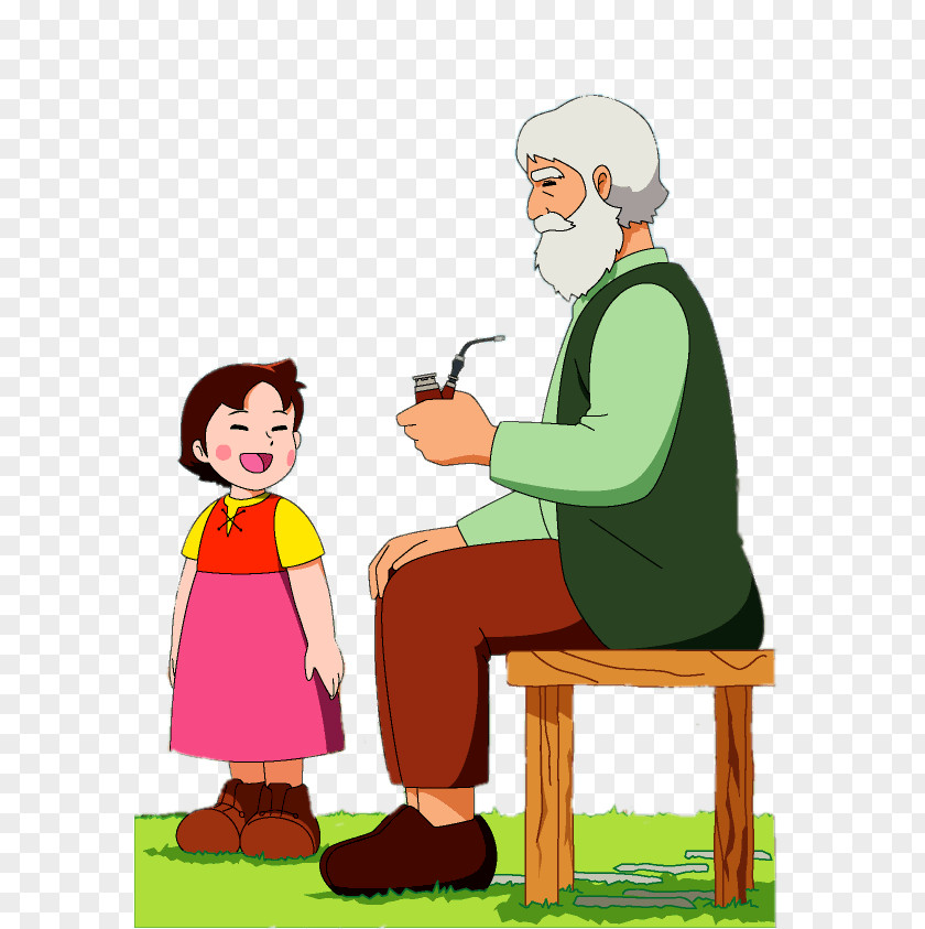 Animation Heidi's Grandfather Drawing Alps PNG