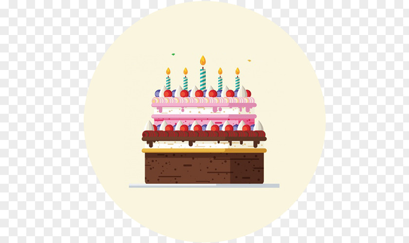 Birthday Cake Greeting & Note Cards Card PNG