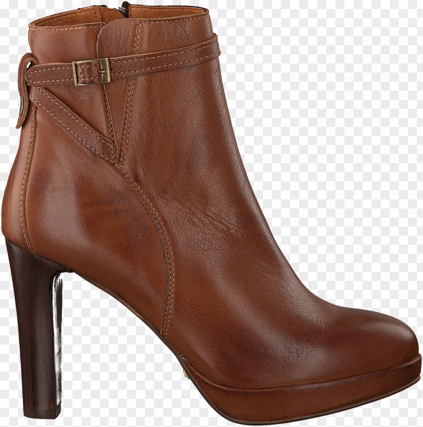 Cognac Boot High-heeled Shoe Footwear Leather PNG