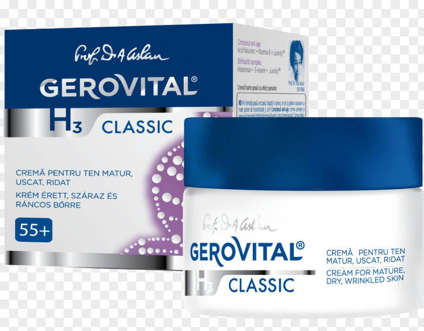 Matur Gerovital Farmec Anti-aging Cream Wrinkle Cosmetics PNG