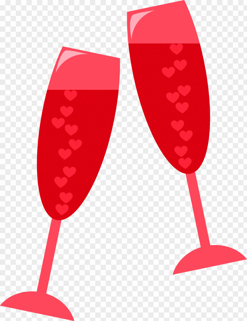 Red Wine Glass Marriage Clip Art PNG