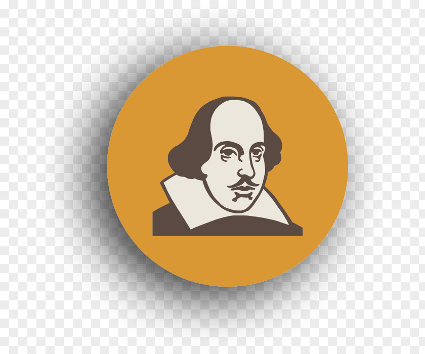 Shakespearean Tragedy Logo Circle Font PNG