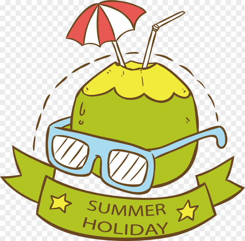 Coconut Vector Graphics Image Summer PNG