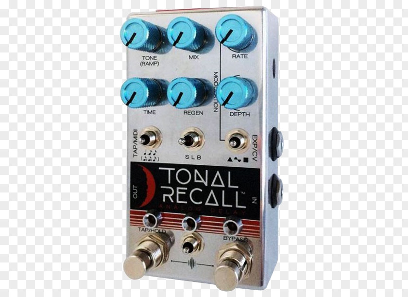 Electric Guitar Chase Bliss Audio Tonal Recall Delay Effects Processors & Pedals Reverberation PNG