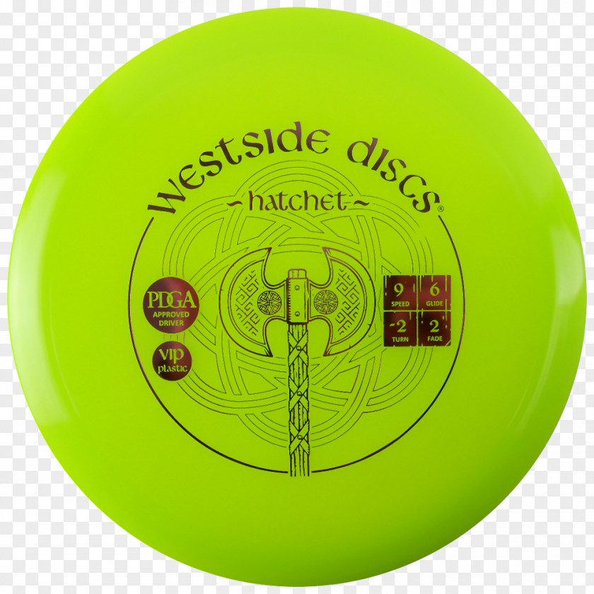 Fairway Golf Shot Disc Putter Westside Discs VIP Hatchet Wood PNG