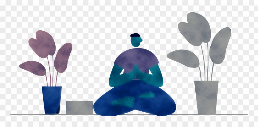 Meditating At Home Rest Relax PNG