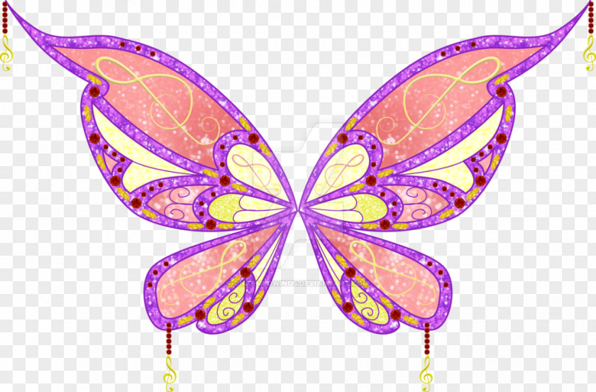 Season 2Others Flora Bloom Stella Monarch Butterfly Winx Club PNG