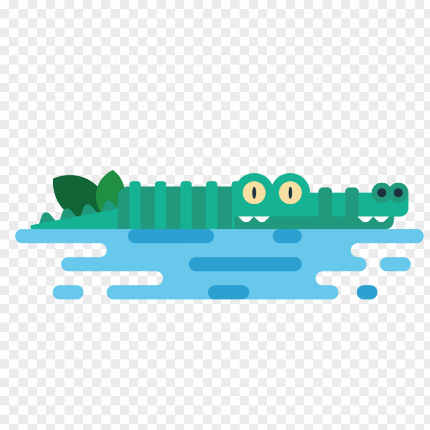 Vector Crocodile River Chameleons Animal Euclidean PNG