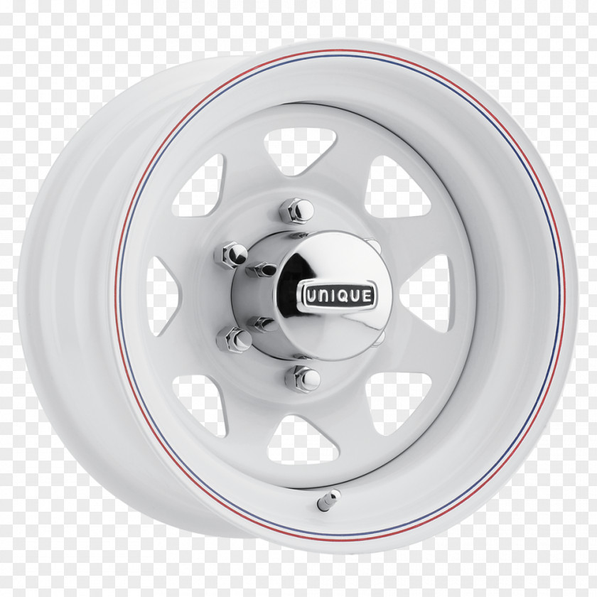 Red White Stripes Alloy Wheel Spoke Rim PNG