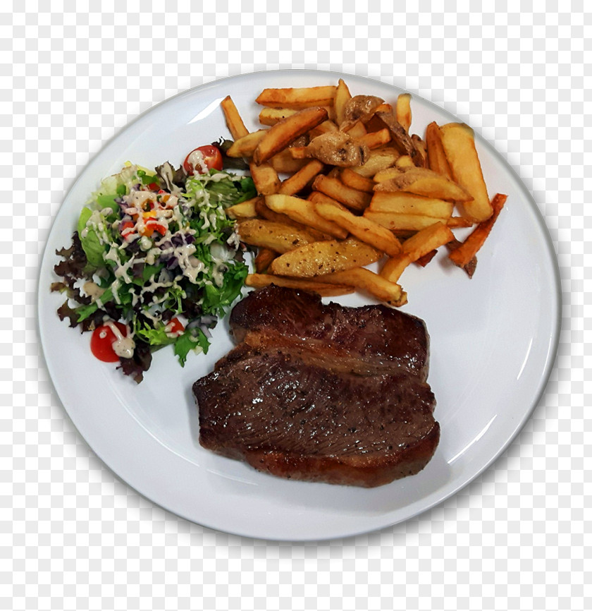 Steak French Fries Frites Ribs Roast Beef Au Poivre PNG