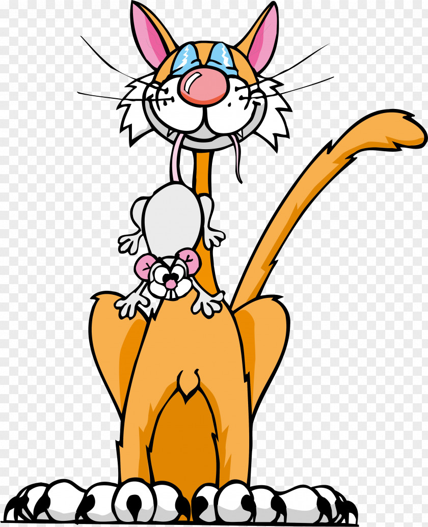 Cats Cat Mouse Rat Cartoon Clip Art PNG
