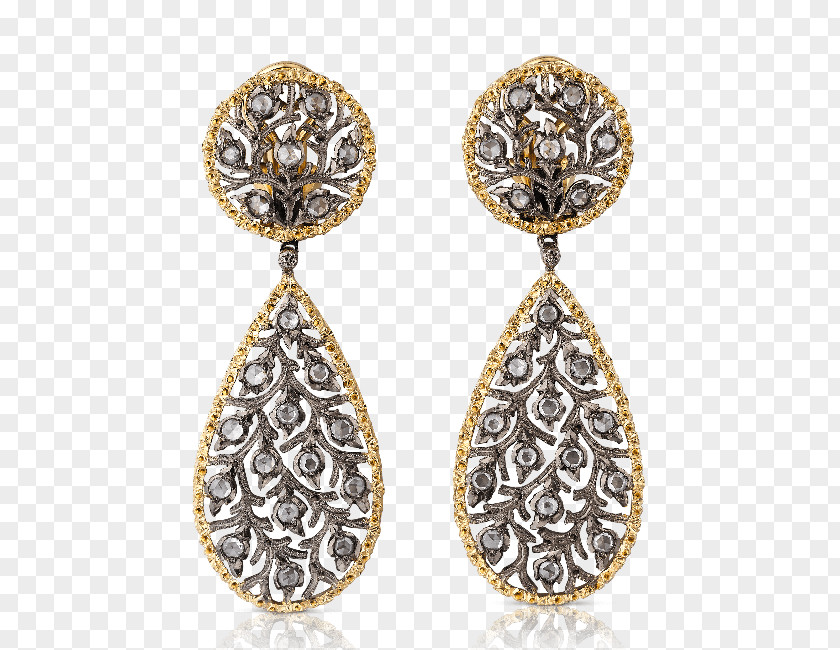 Corso Magenta BresciaIvory Bridal Cape Earring Gold Diamond Buccellati Veschetti Gioielli PNG