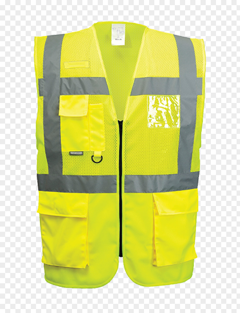 Safety Vest High-visibility Clothing Portwest Gilets Waistcoat PNG