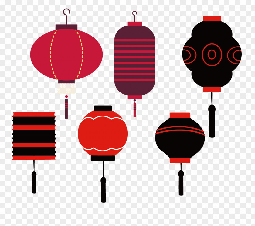 A Variety Of Ancient Chinese New Year Lantern Light Traditional Holidays PNG