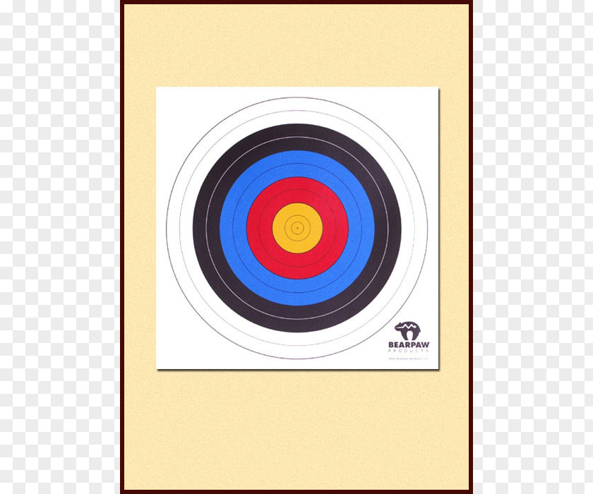 Bow Target Archery Shooting Paper PNG