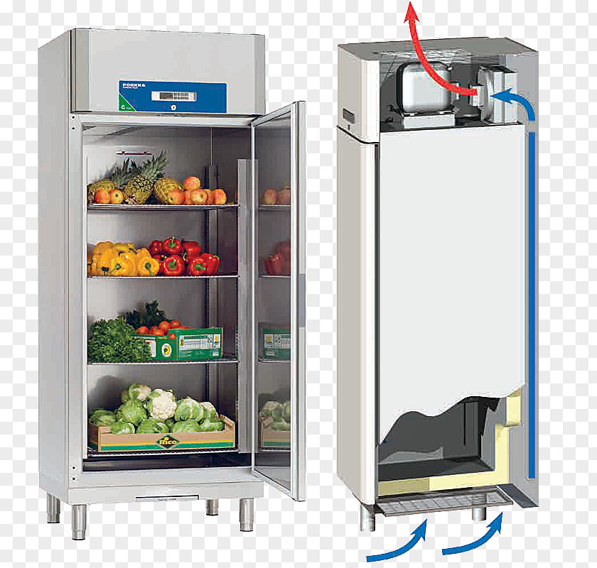 Sae 304 Stainless Steel Refrigerator Freezers Cold Hotel Refrigeration PNG