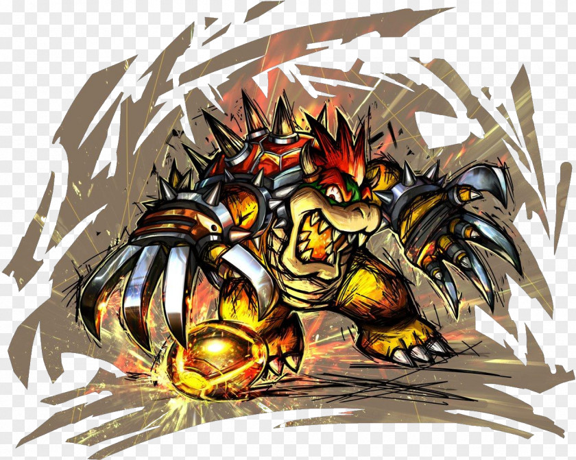 Bowser Mario Strikers Charged Super Bros. PNG