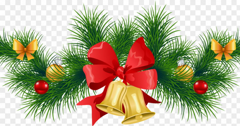 Garland Christmas Decoration Tree Holiday Clip Art PNG