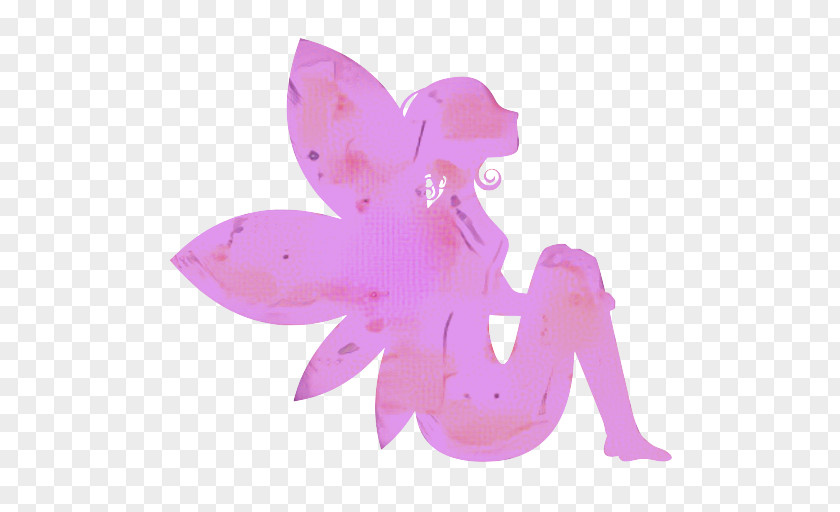 Wing Flower Pink Cartoon PNG