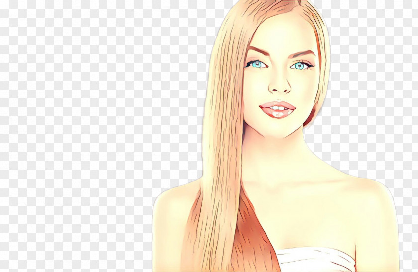 Forehead Hair Coloring Face Blond Hairstyle Skin PNG