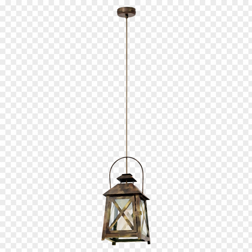 Lantern Beige Ceiling Fixture Lighting Light Lamp PNG