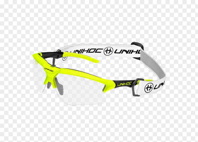 Yellow Ball Goalkeeper Goggles Glasses Floorball Eyewear Fat Pipe PNG