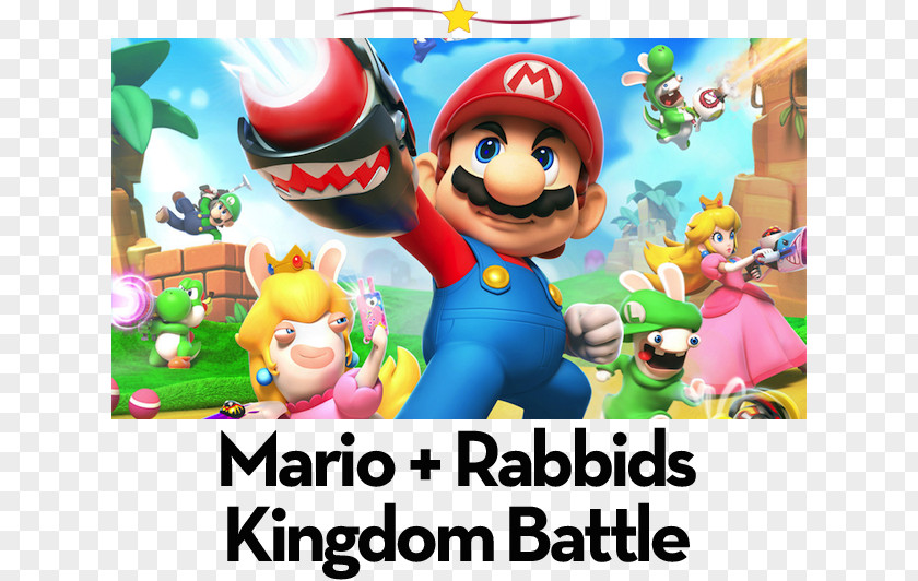 Mario Bros + Rabbids Kingdom Battle Nintendo Switch Bros. Video Game Ubisoft PNG