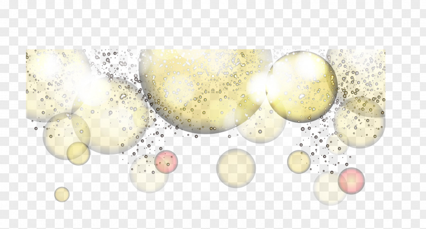 Yellow Faint Light Halo Effect Elements PNG