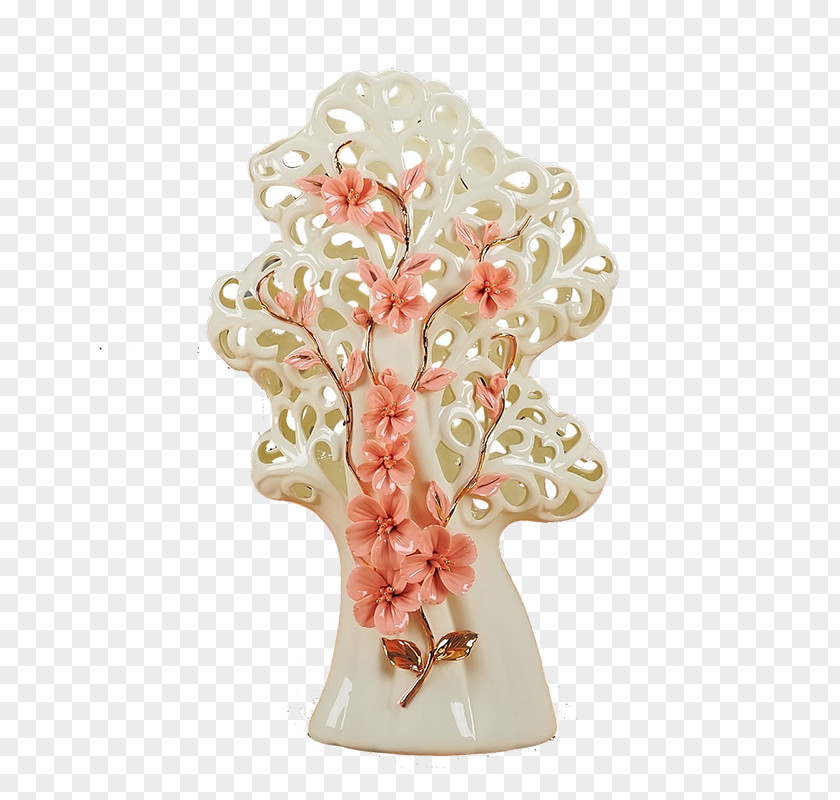 Ceramic Hollow Tree Ornaments Pottery PNG