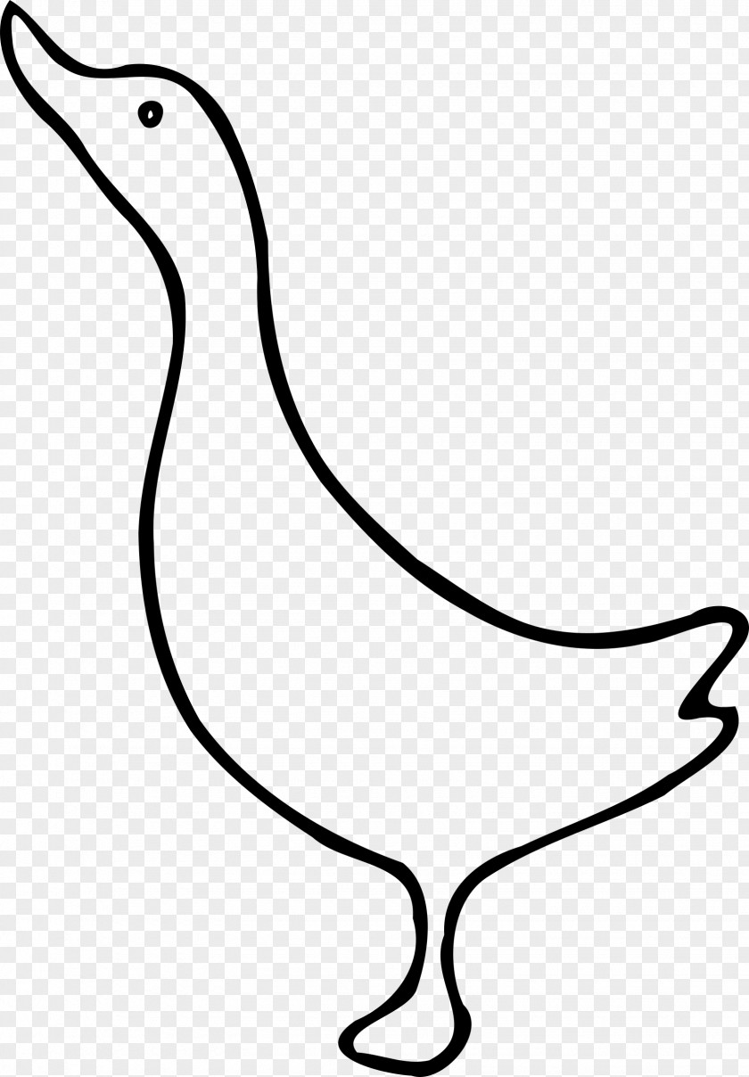 Duck Stencil Goose Clip Art PNG