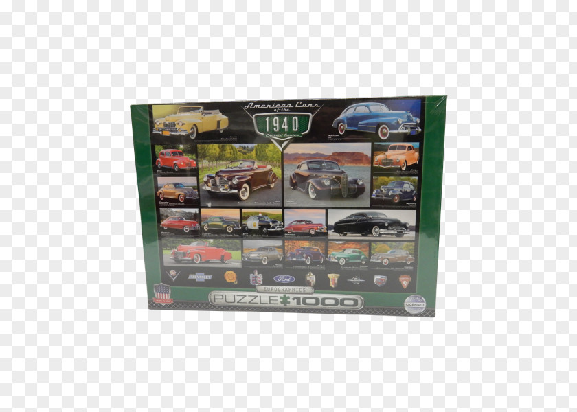 Car Jigsaw Puzzles 1940s Castorland PNG