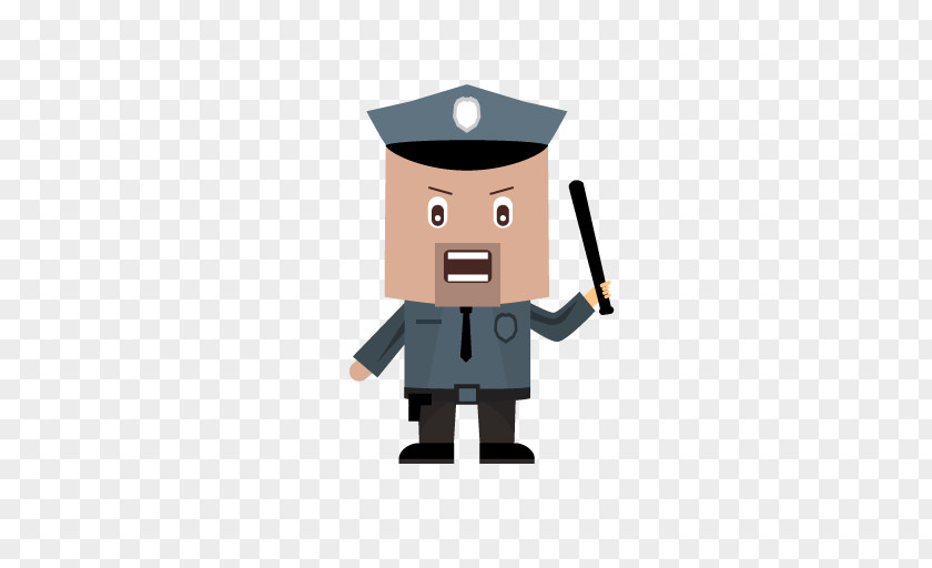 Cartoon Police Officer ICO Download Icon PNG
