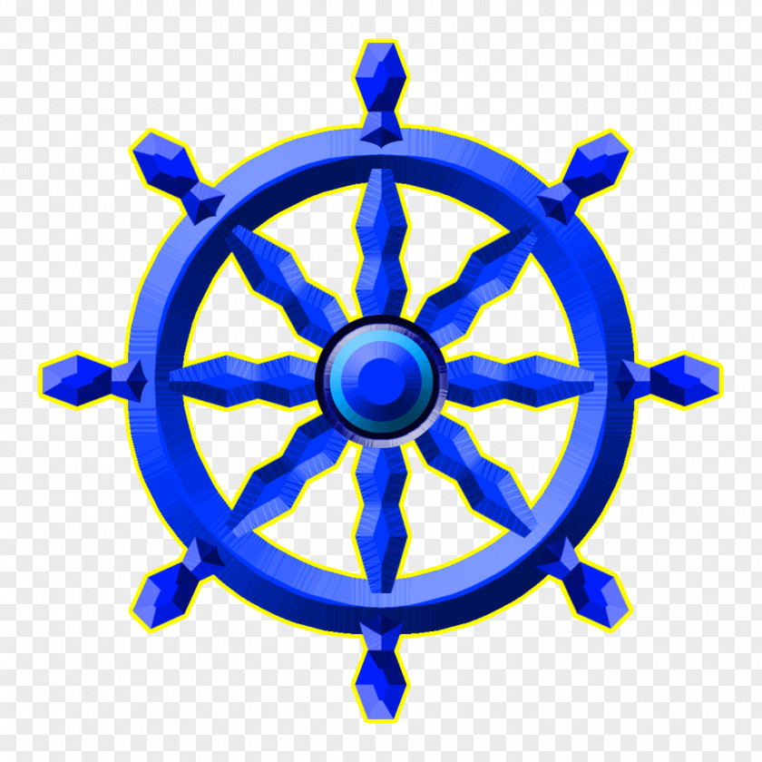 Chakra Ship's Wheel Helmsman Clip Art PNG