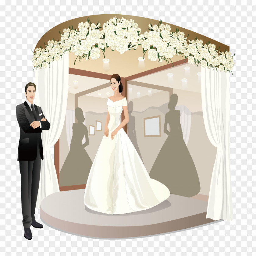 Kiev Wedding Salon U0421u0432u0430u0434u0435u0431u043du044bu0439 U0421u0430u043bu043eu043d Business PNG u0421u0432u0430u0434u0435u0431u043du044bu0439 u0421u0430u043bu043eu043d Business, Trying on wedding dress couple clipart PNG